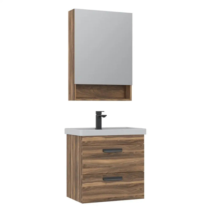 ДОЛЕН ШКАФ С МИВКА NOVA 60 CM WALLNUT