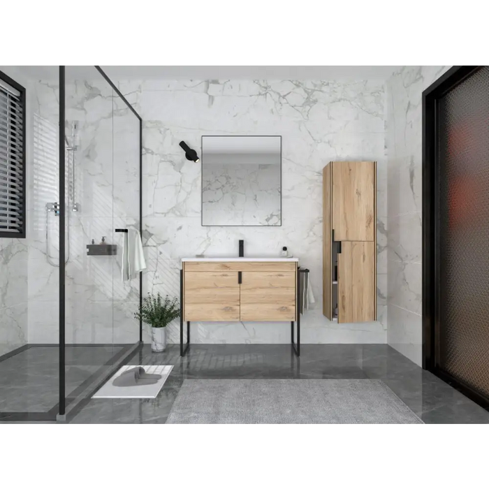 ДОЛЕН ШКАФ С МИВКА TRIO SENZA 100 ORKA