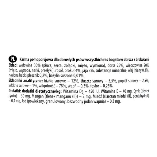 DOLINA NOTECI Premium Богата на треска и броколи - мокра