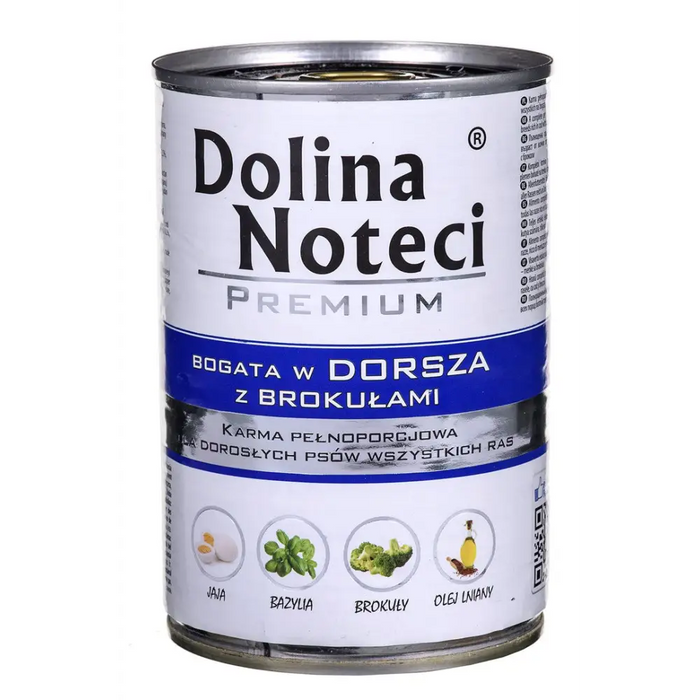 Dolina Noteci Premium богата на треска с броколи - мокра