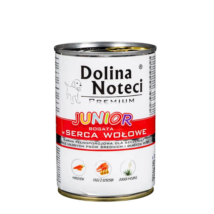 DOLINA NOTECI Premium Junior Богато на телешки сърца