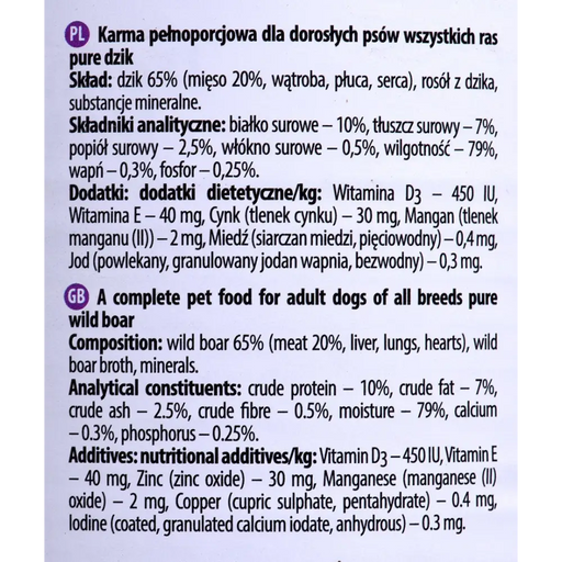 DOLINA NOTECI Premium Pure богата на дивеч - мокра храна