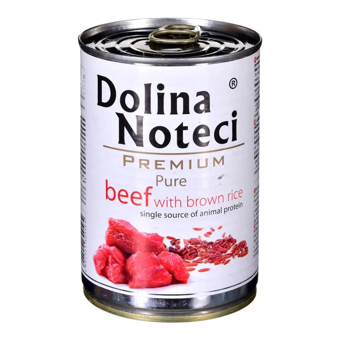 Dolina Noteci Premium Pure богата на телешко с кафяв ориз