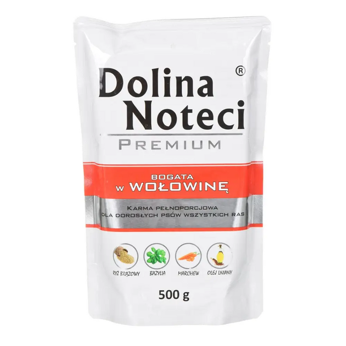 DOLINA NOTECI Premium Rich in beef - Мокра храна за кучета