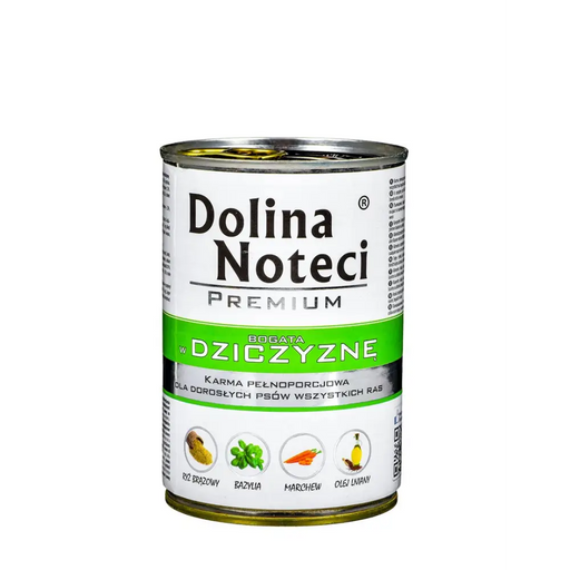DOLINA NOTECI Premium Rich in game - мокра храна за кучета
