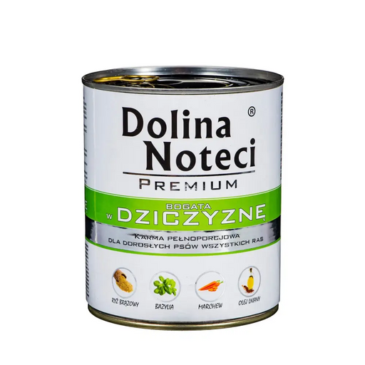 DOLINA NOTECI Premium Rich in game - Мокра храна за кучета