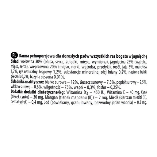 DOLINA NOTECI Premium Rich in lamb - мокра храна за кучета