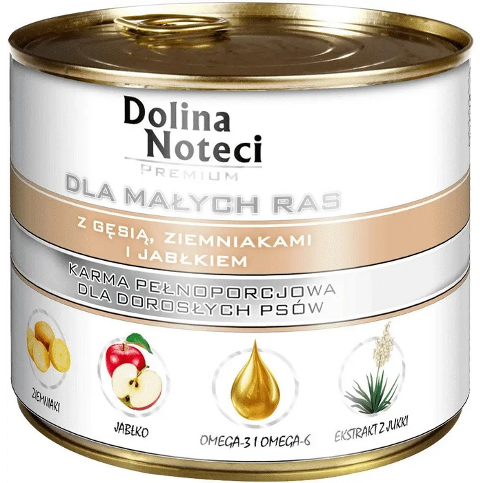 DOLINA NOTECI Premium с гъска картофи и ябълка Малки породи