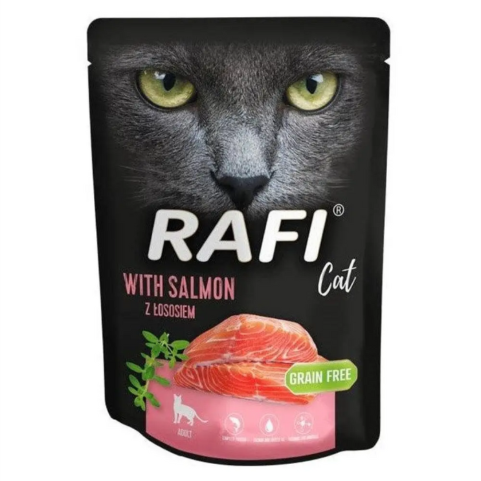 DOLINA NOTECI RAFI CAT със сьомга - Мокра храна за котки