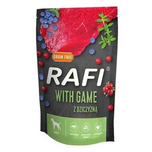 DOLINA NOTECI Rafi Game - мокра храна за кучета - 500гр