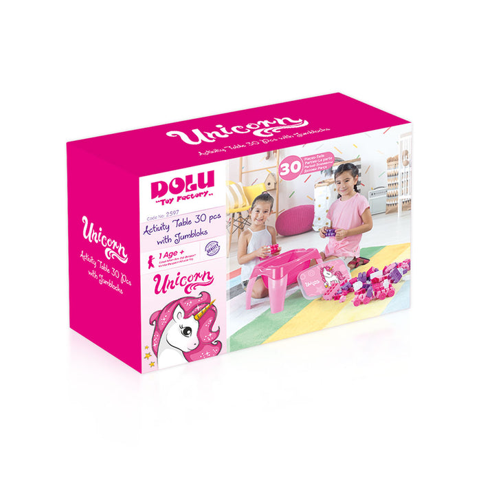 DOLU UNICORN Маса с конструктор 30ч.