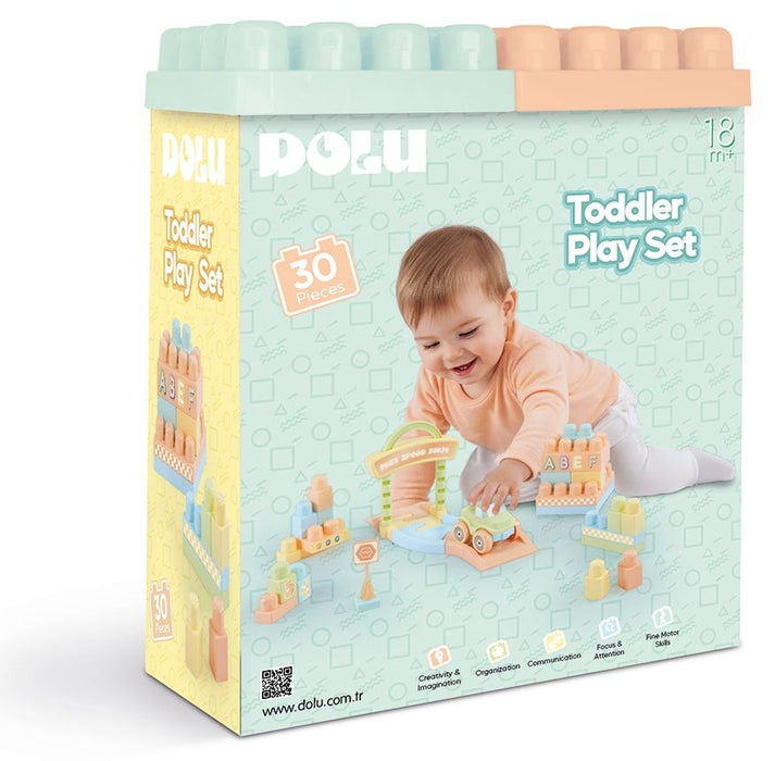 Бебешки конструктор Dolu - Toddler Play Set, 30 части