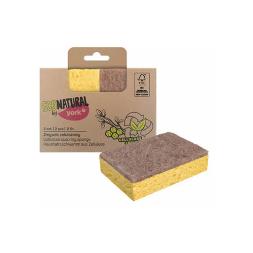 ДОМАКИНСКА ГЪБА ЦЕЛУЛОЗА 2 БР YORK ECO NATURAL