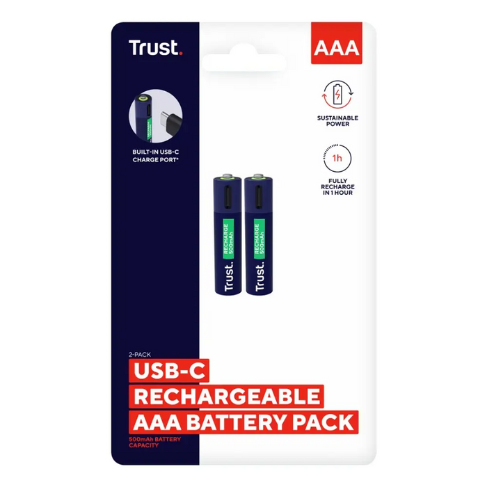 Домакински батерия Trust 25585 Акумулаторна батерия AAA