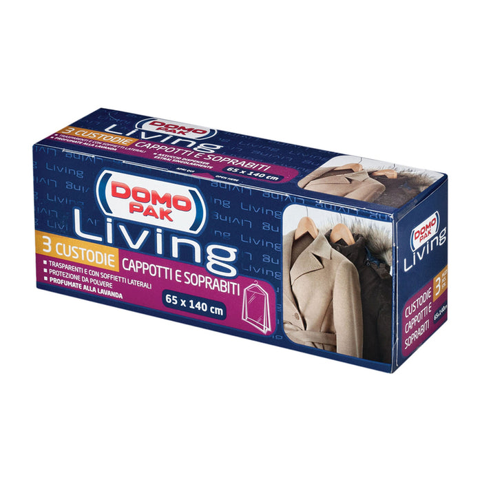 ПЛИК ЗА ПАЛТА И РОКЛИ 3 БРОЯ DOMO PAK DOMO LIVING