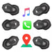 Домофон за мотоциклет FREEDCONN T-MAX S V4 PRO SINGLE Черен