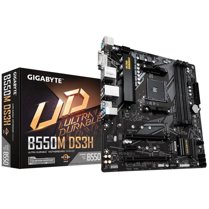 Дънна платка GIGABYTE B550M DS3H Socket AM4 4 x DDR4