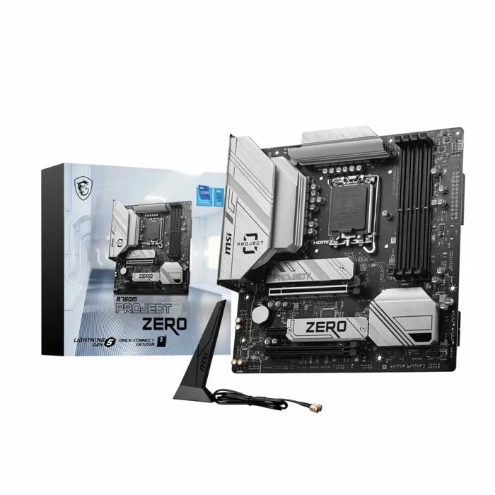 Дънна платка MSI B760M PROJECT ZERO LGA 1700 Intel B760