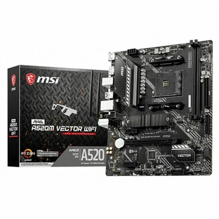 Дънна платка MSI MAG A520M VECTOR WIFI AMD A520 AMD AM4
