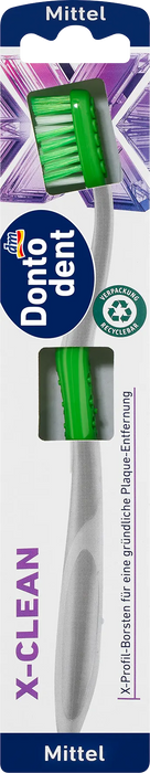 Четка за зъби X-Clean, средна твърдост, 1 бр