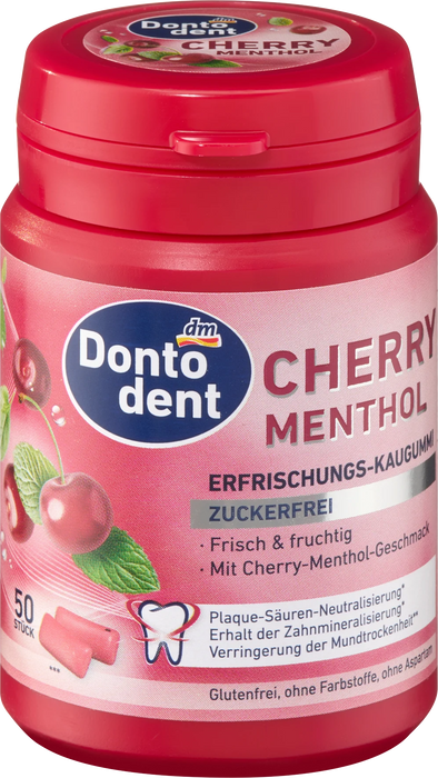 Дъвки Cherry Menthol, 50 бр