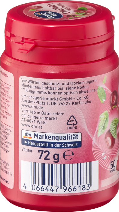 Дъвки Cherry Menthol, 50 бр