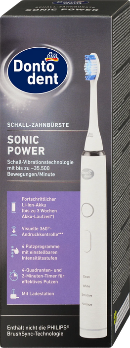 Електрична-звукова четка за зъби Sonic Power, 1 бр
