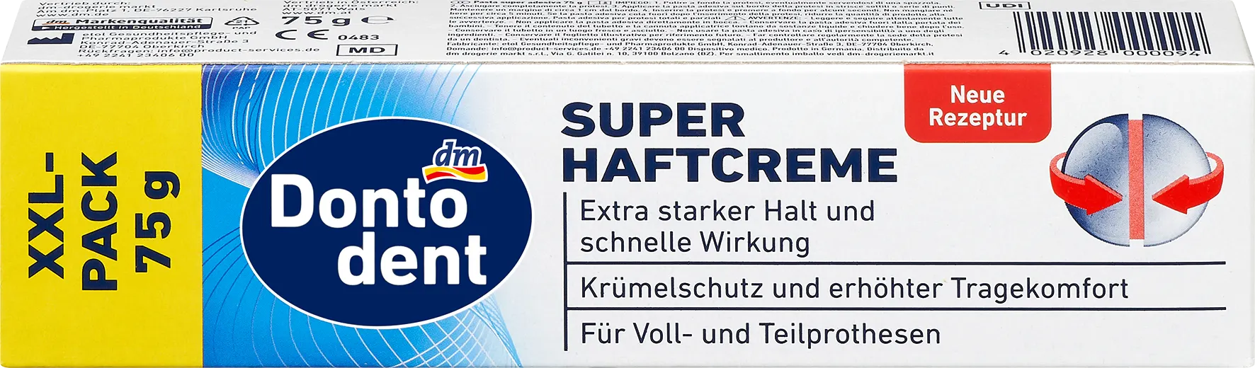 Лепило за зъбни протези Super, 75 g