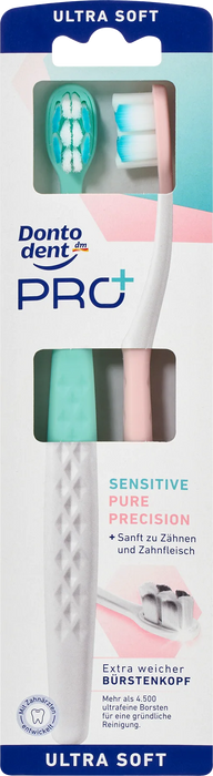 Четка за зъби Sensitive Pure Precision Ultra soft, различни цветове/мотиви, 2 бр