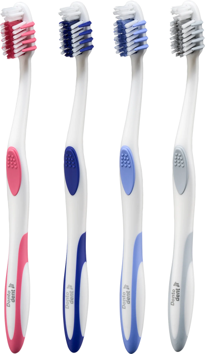 Четки за зъби Pro+ Sensitive Complete Care, меки, различни цветове/мотиви, 2 бр
