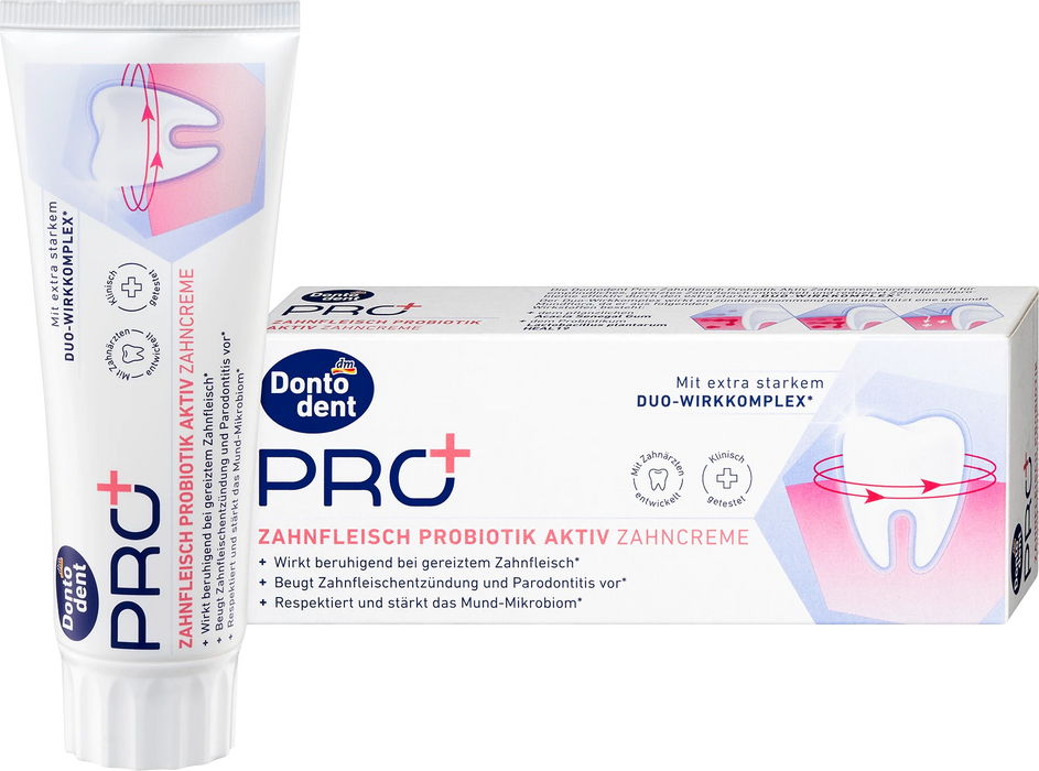 Паста за зъби с активен пробиотик за венци PRO+, 75 ml