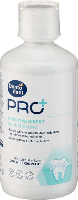 Вода за уста PRO+ Sensitive Direkt, 400 ml