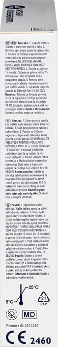 Таблетки за почистване на протези, 128 бр