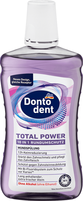 Вода за уста 10в1 Total Power, 500 ml