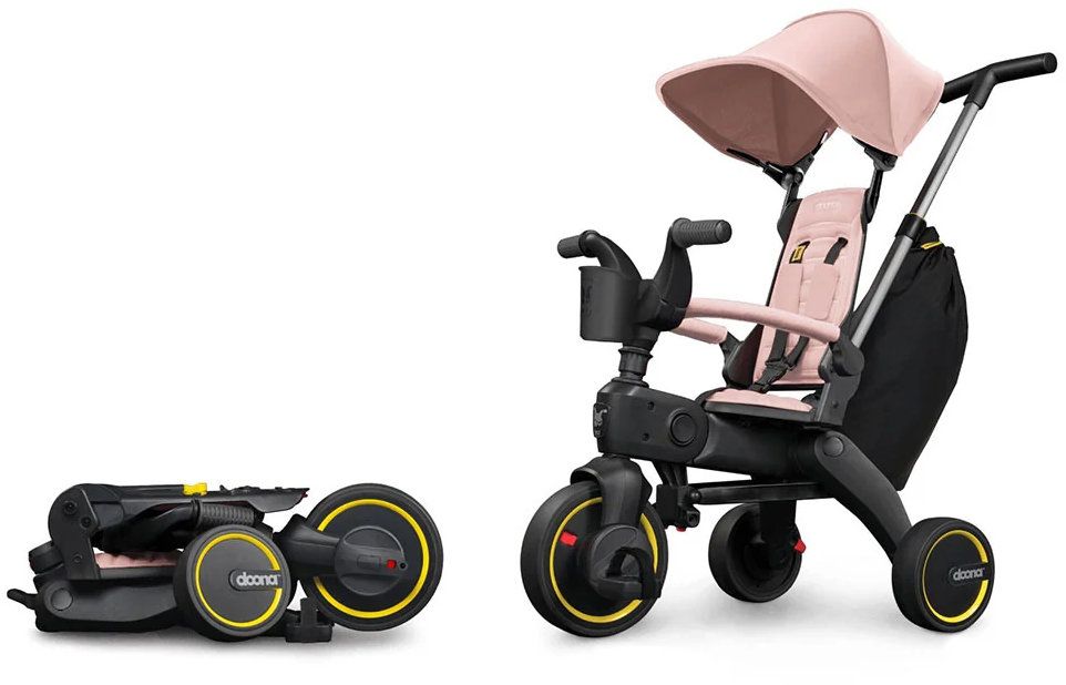 Сгъваема детска триколка Doona - Liki Trike S3, Blush Pink