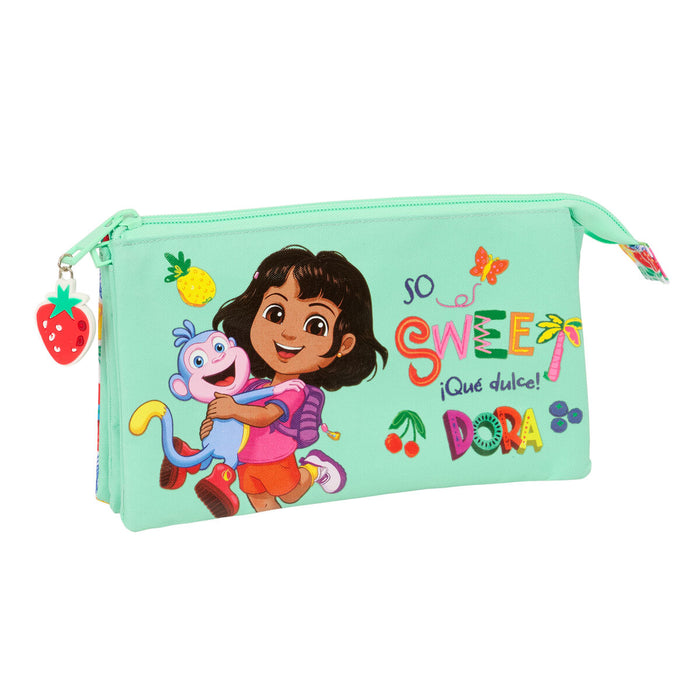 Пътническа Чанта Dora цвят тюркоаз 22 x 12 x 3 cm