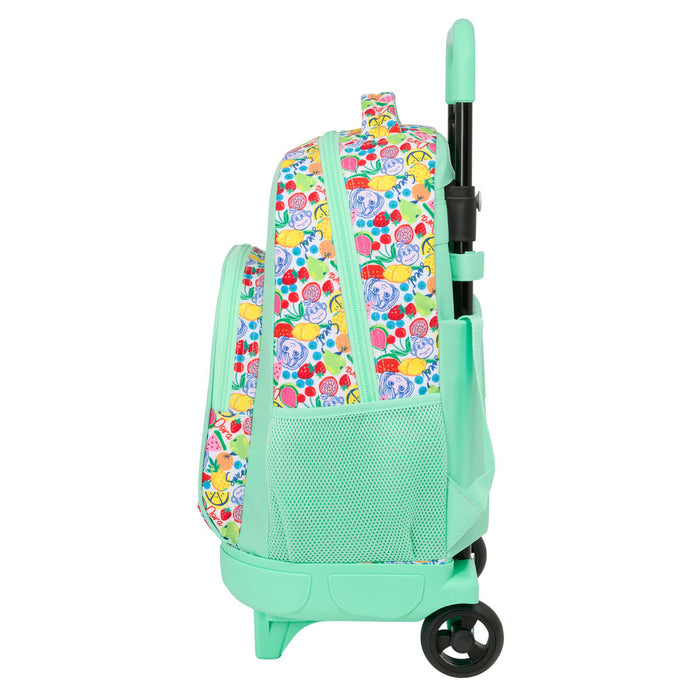 Училищна чанта Dora цвят тюркоаз 33 x 45 x 22 cm