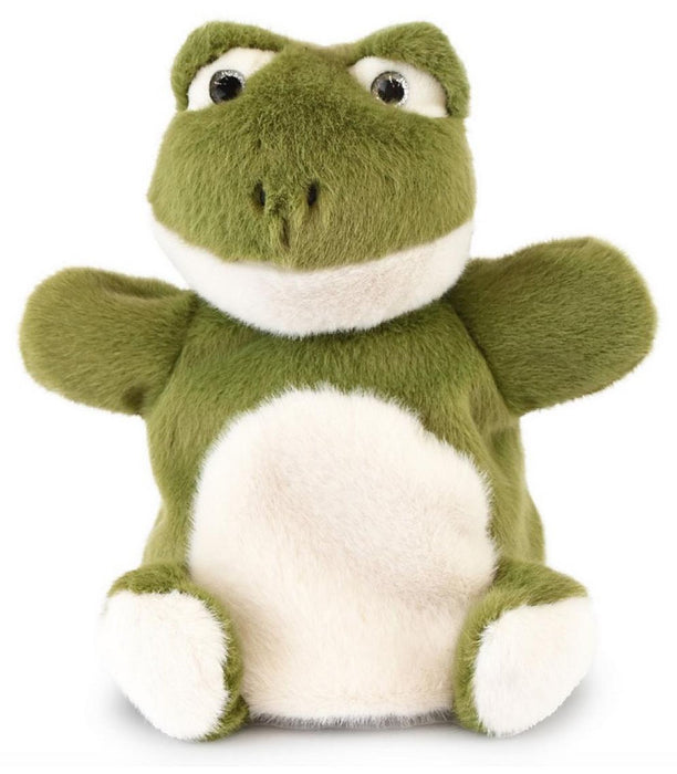 Петрушка за куклен театър Doudou - Жаба, 24 cm