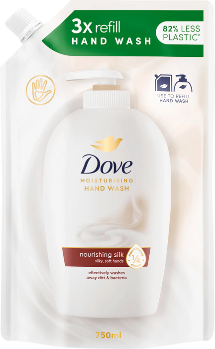 Течен крем-сапун Nourishing Silk, пълнител, 750 ml