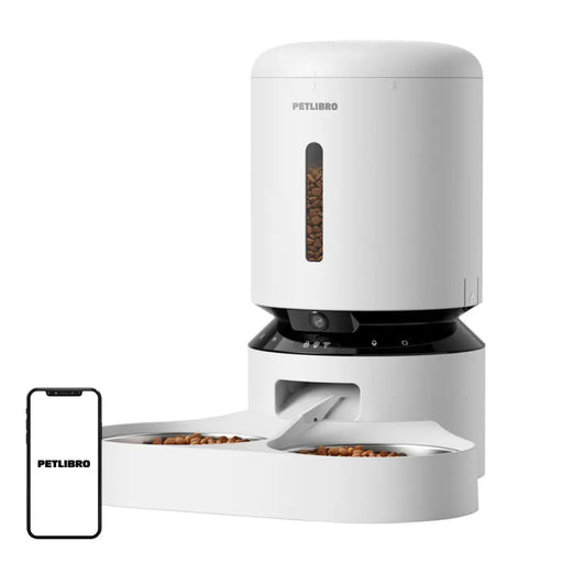 Дозатор за камера Petlibro Granary с двойна купа 5L (бял)