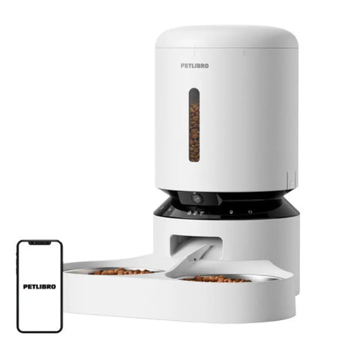 Дозатор за камера Petlibro Granary с двойна купа 5L (бял)