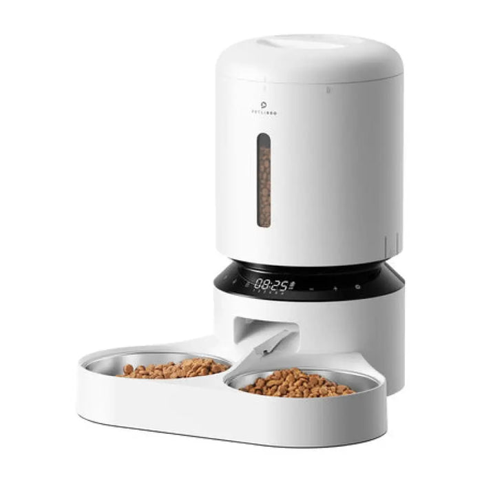 Дозатор за храна Petlibro Granary с двойна купа 5L (бял)