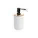 Дозатор за Сапун DKD Home Decor 7 x 9 x 15,5 cm Естествен