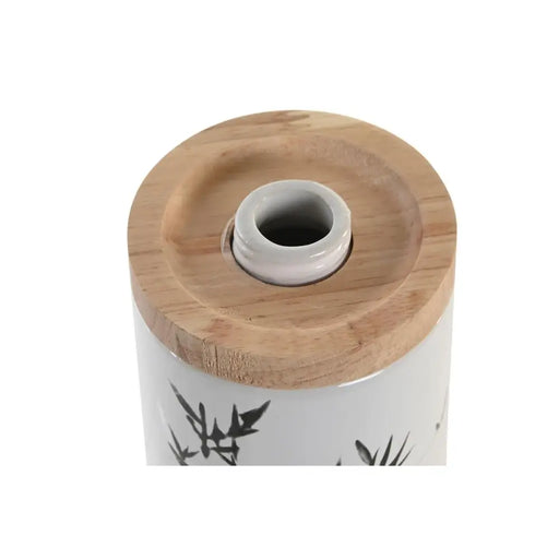 Дозатор за Сапун DKD Home Decor 8 x 9 x 17,5 cm Черен Бял