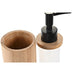 Дозатор за Сапун DKD Home Decor Черен Естествен Бамбук