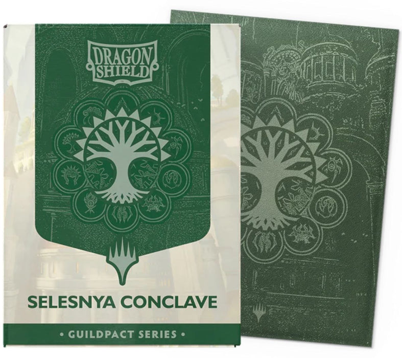 Протектори за карти Dragon Shield - Matte Dual Art Sleeves Standard Size, MTG Guildpact Series: Selesnya Conclave (100 бр.)