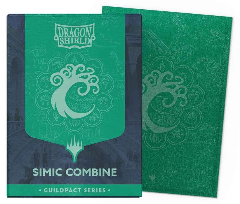 Протектори за карти Dragon Shield - Matte Dual Art Sleeves Standard Size, MTG Guildpact Series: Simic Combine (100 бр.)