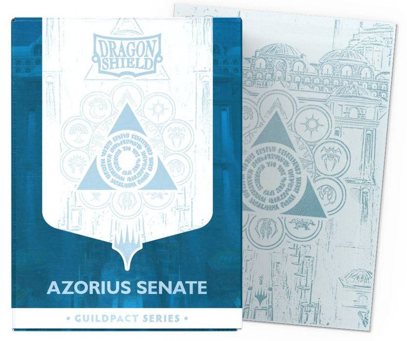 Протектори за карти Dragon Shield - Matte Dual Art Sleeves Standard Size, MTG Guildpact Series: Azorius Senate (100 бр.)