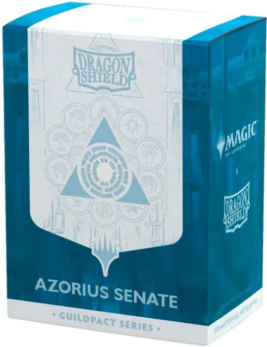 Протектори за карти Dragon Shield - Matte Dual Art Sleeves Standard Size, MTG Guildpact Series: Azorius Senate (100 бр.)