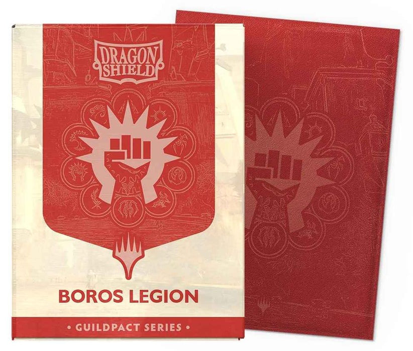 Протектори за карти Dragon Shield - Matte Dual Art Sleeves Standard Size, MTG Guildpact Series: Boros Legion (100 бр.)